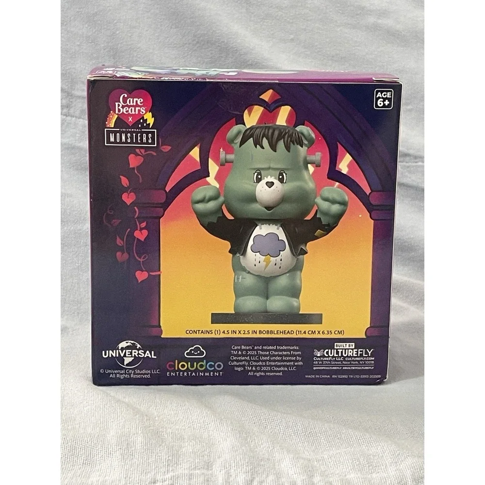 NEW Set of Care‎ Bears X Universal Monsters - Good Luck, Cheer, & Grumpy Bear